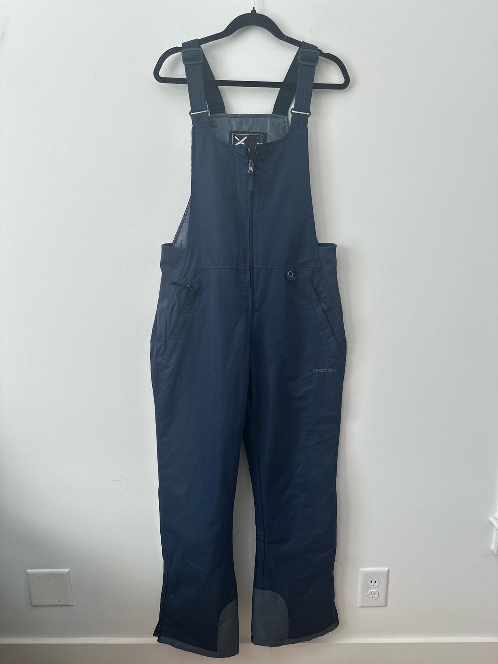 Arctix Snow Bib Overalls Womens Size Medium Navy Blue Insulated Ski Winterwaer